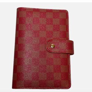 COPY - Red - A6 Checkered Binder - New